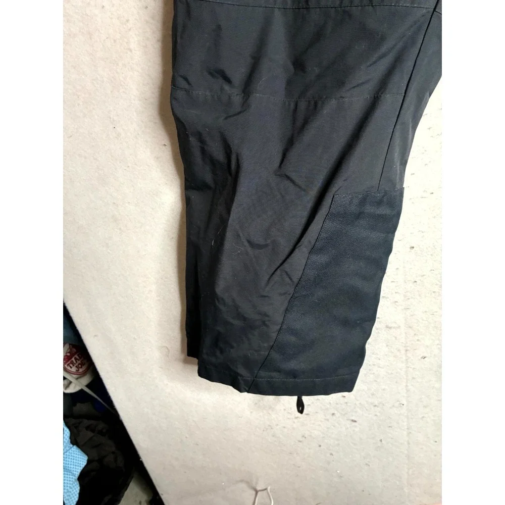 Precision Mountainwear Ski Pants Men's Large Black Scuff Guards Webbing Belted